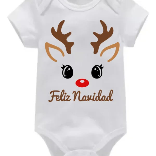 body bebe Renos feliz Navidad