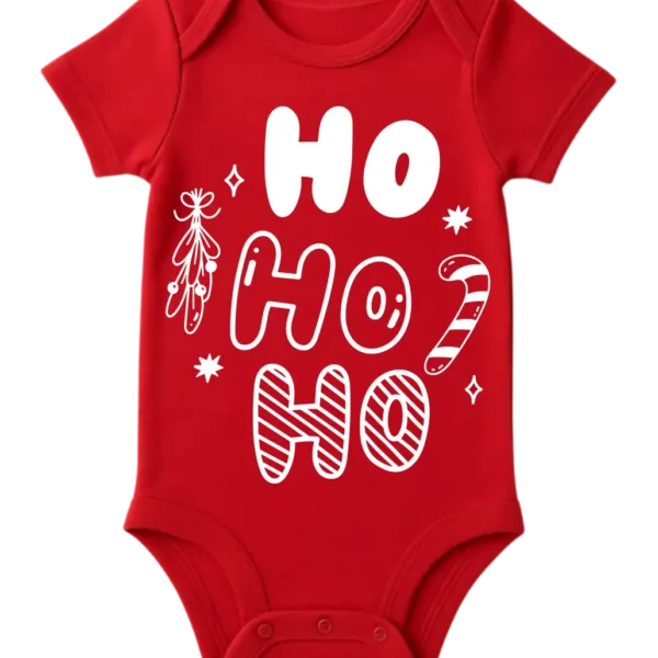 Body rojo navidad HO HO HO