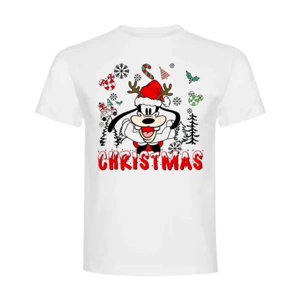 Polera Goofy Navidad