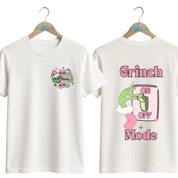 Polera Grinch MODE ON ROSA