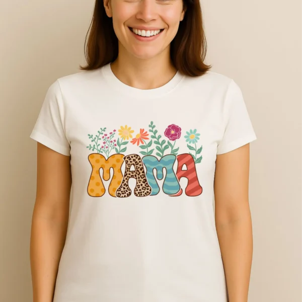 Polera Mama de flores