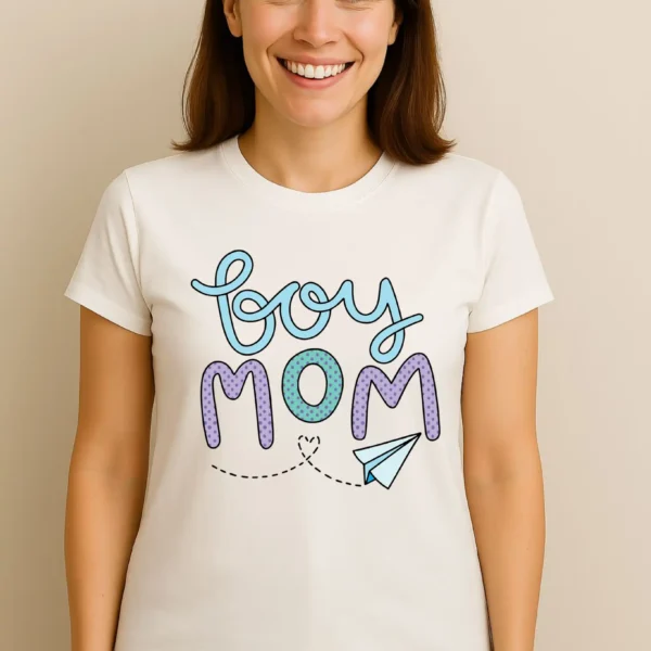 Polera para mama Boy Mom
